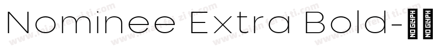 Nominee Extra Bold字体转换